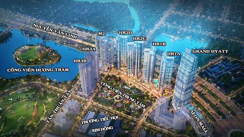 Green View, Quận 7 – Pool and Garden Amenities
